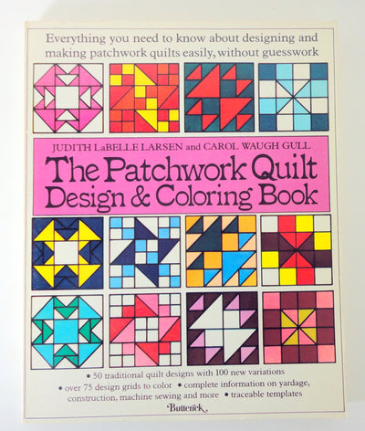 The patchwork quilt design & coloring book
