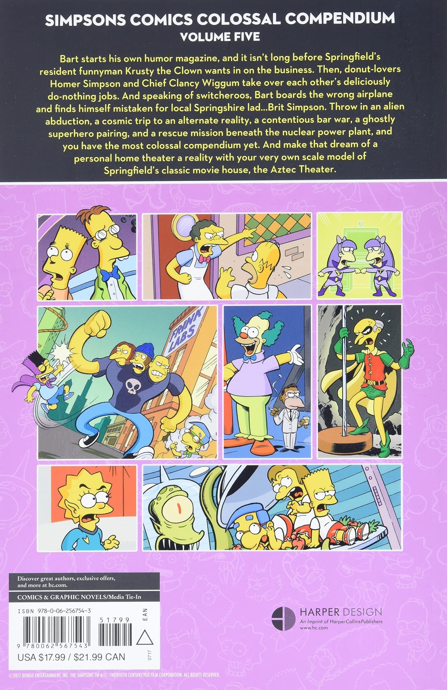 Simpsons Comics Colossal Compendium: Volume 5