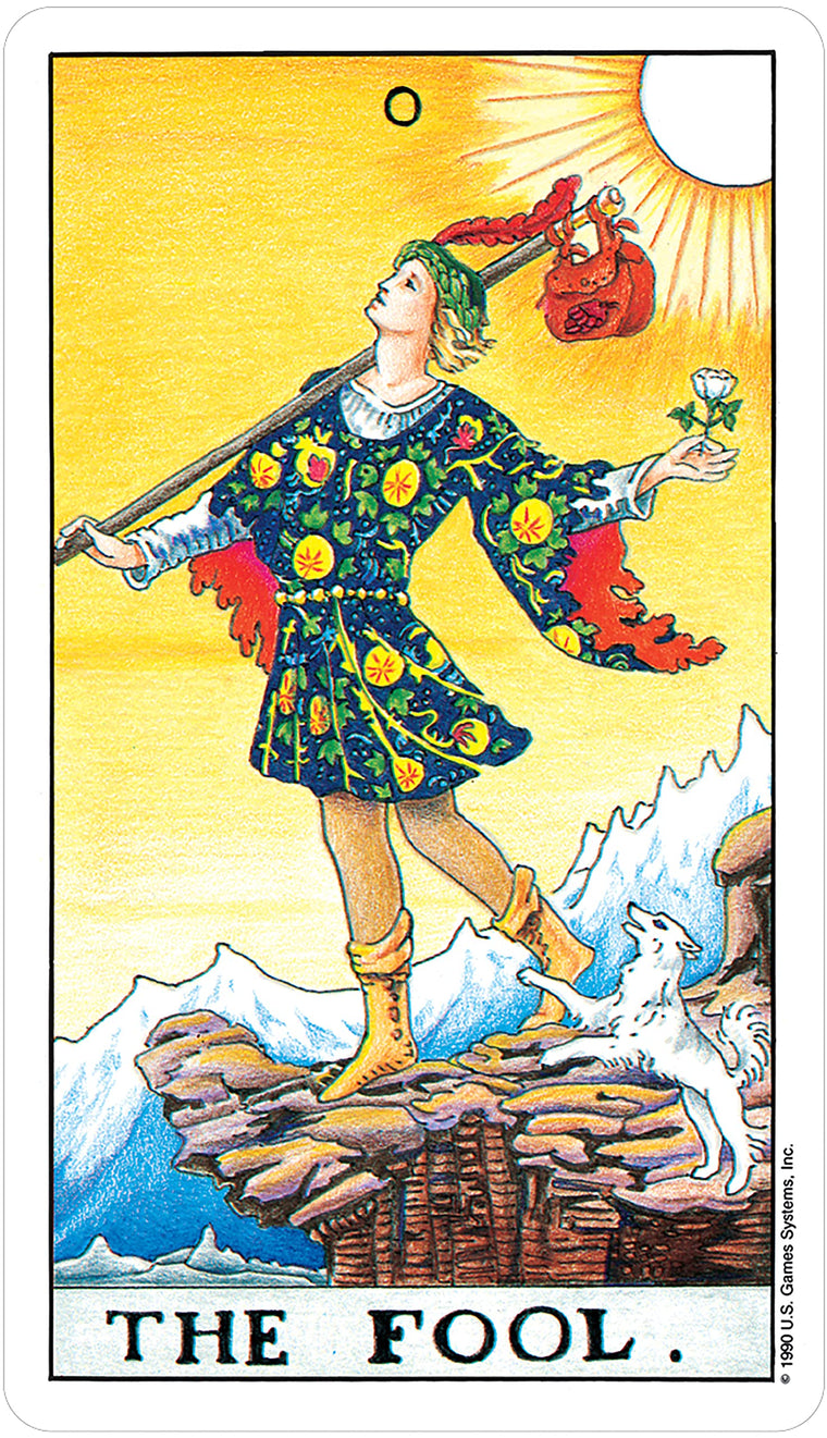 Universal Waite Tarot Deck/Book Set — back cover