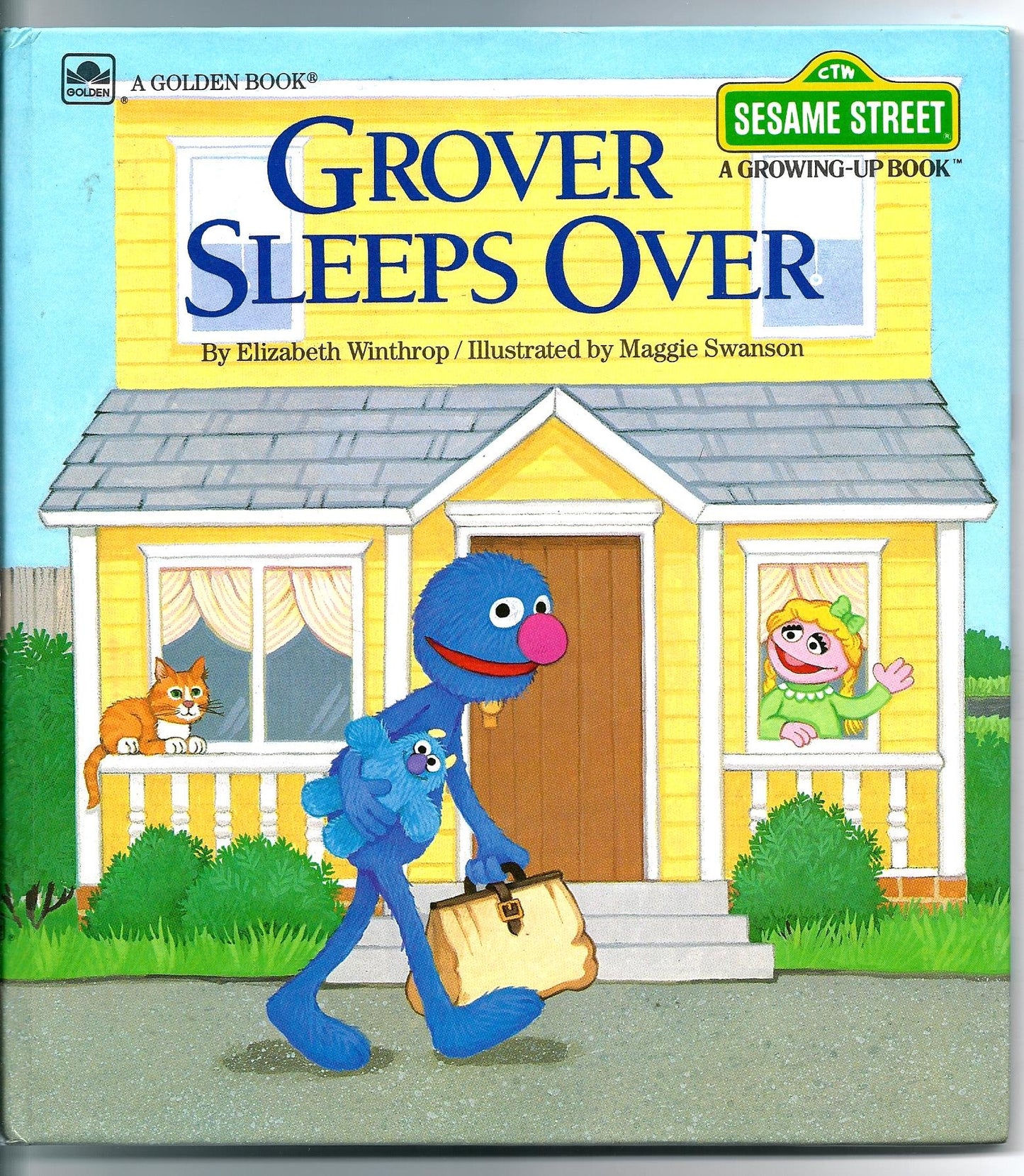 Grover Sleeps Over (Sesame Street, A Growing Up Book) (A Golden Book) (featuring Jim Hensons Sesame Street Muppets)