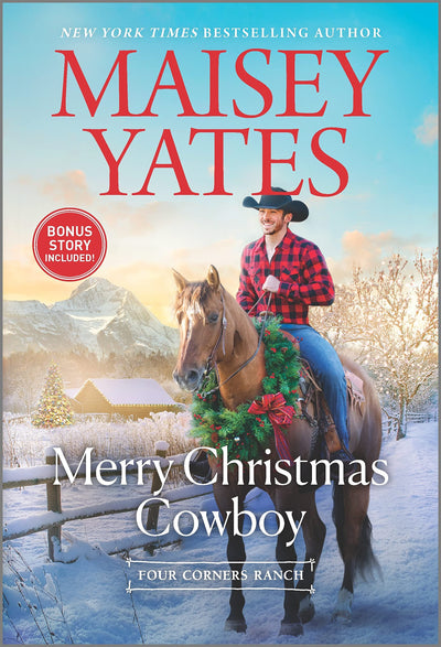 Merry Christmas Cowboy: A Holiday Romance Novel - A Western Story of a Secret Pregnancy and a Christmas Miracle (Four Corners Ranch)