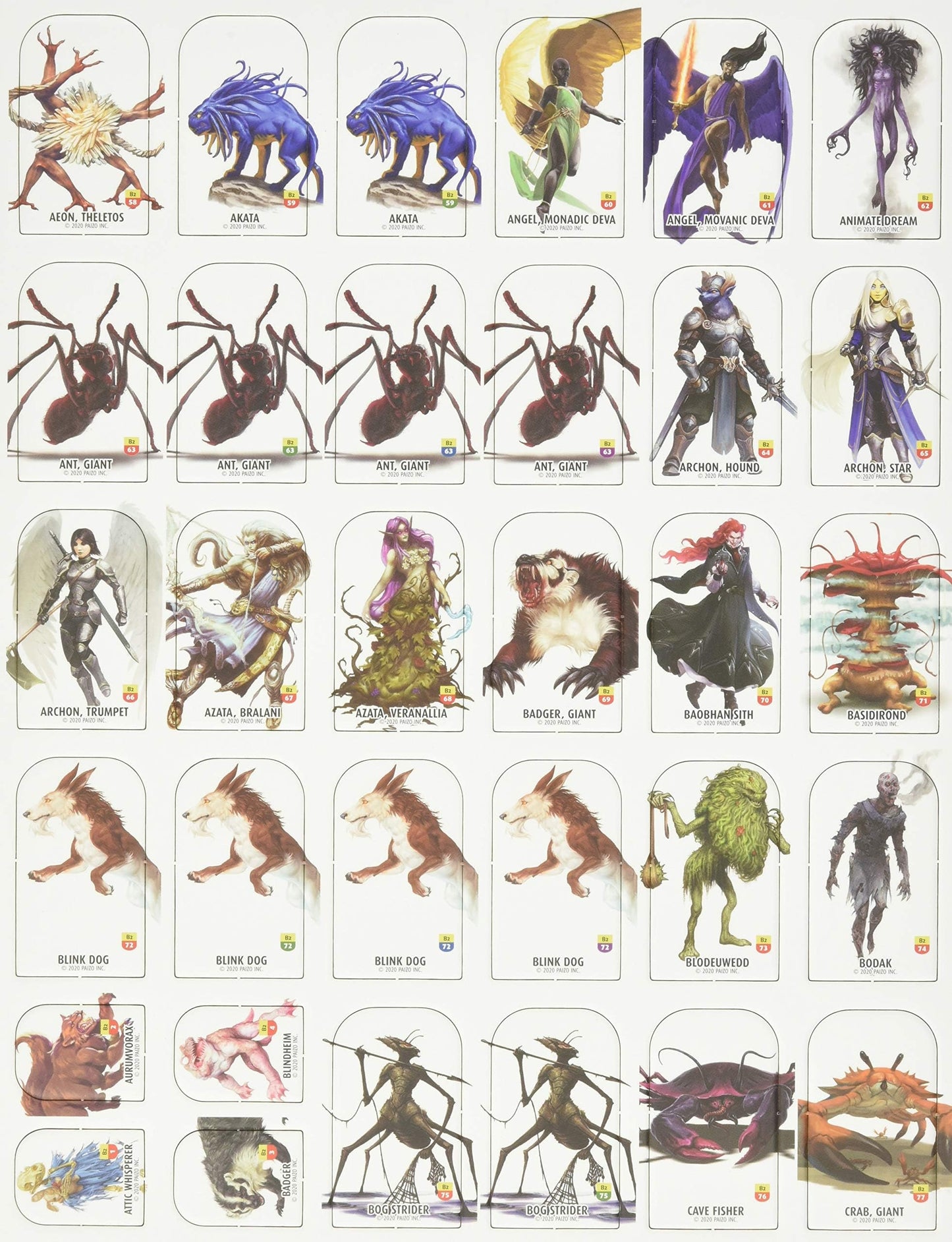 Pathfinder Bestiary 2 Pawn Collection (P2) (Pathfinder Second Edition Accessories)