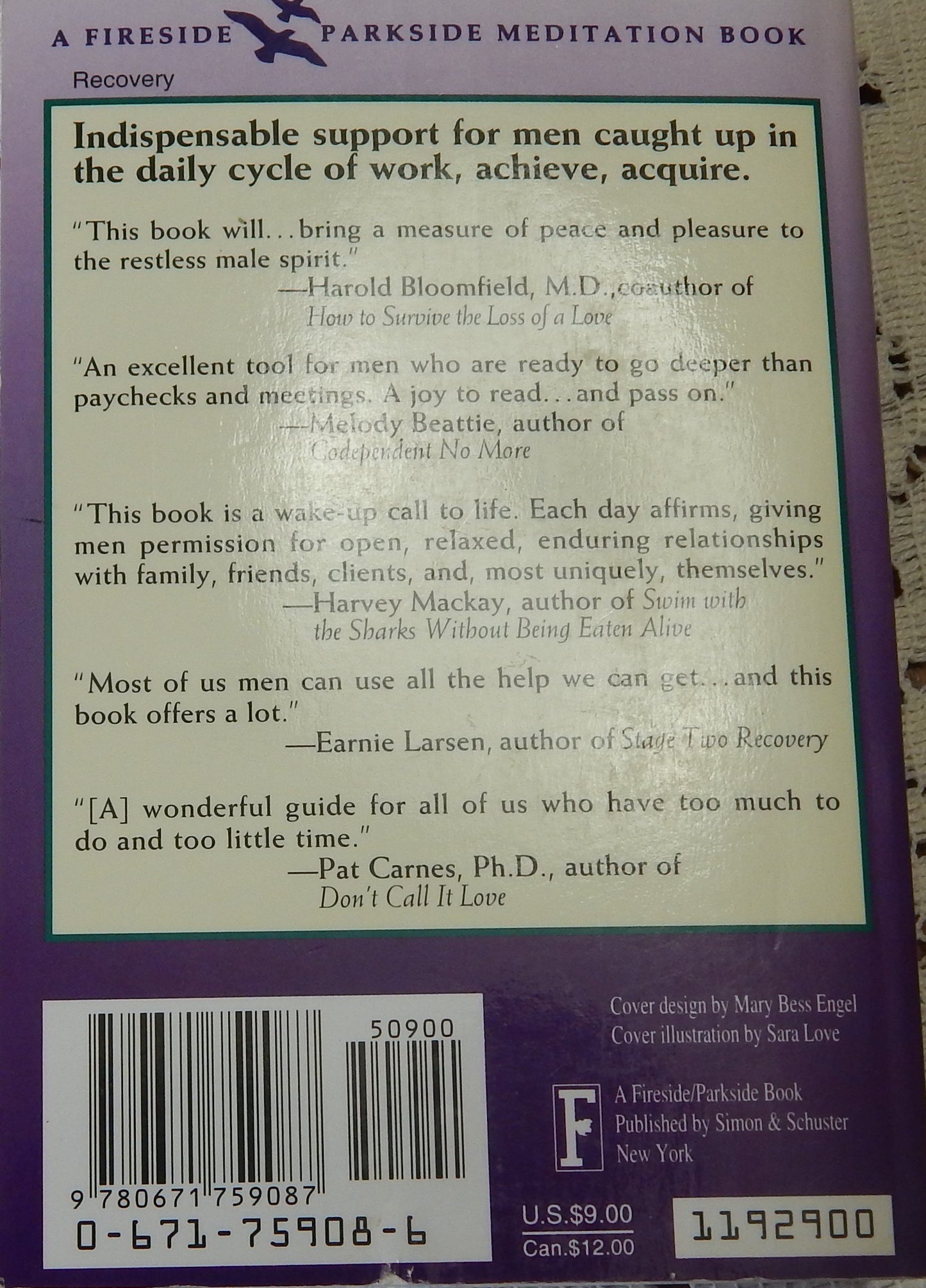 Meditations for Men Who Do Too Much (A Fireside/Parkside Meditation Book)