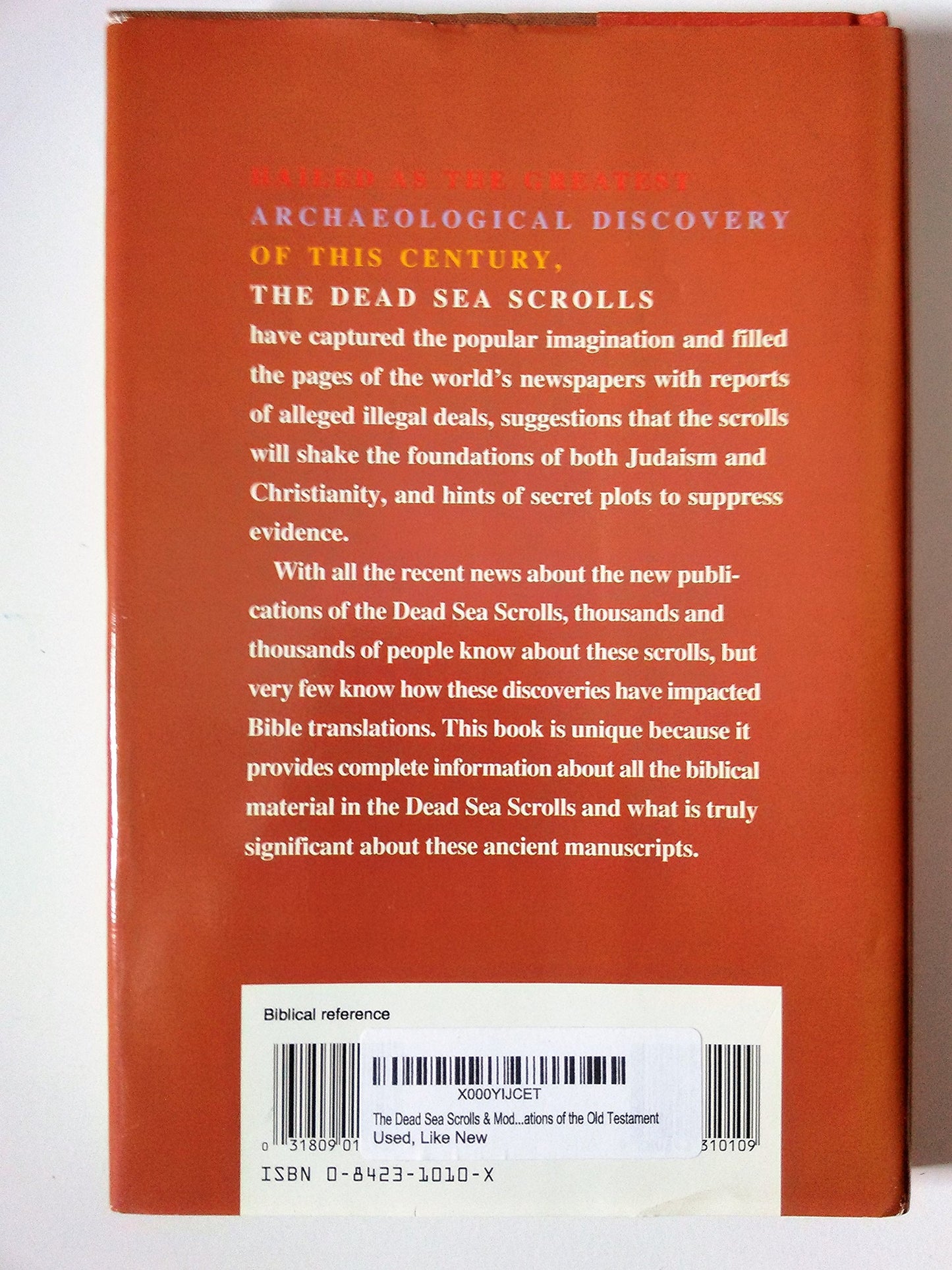 The Dead Sea Scrolls & Modern Translations of the Old Testament