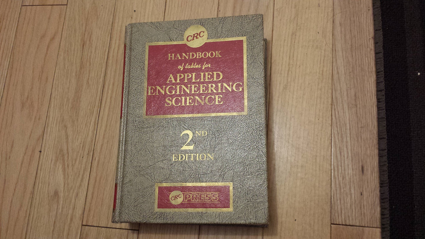 CRC handbook of tables for applied engineering science