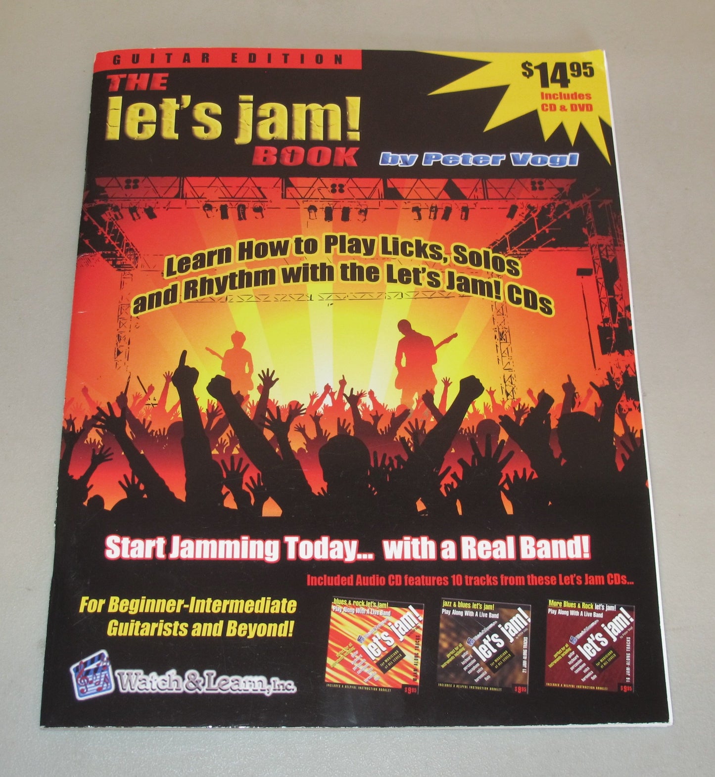 Let's Jam! Book with Audio CD and DVD - Learn to Play Guitar Rhythm, Licks, & Solos