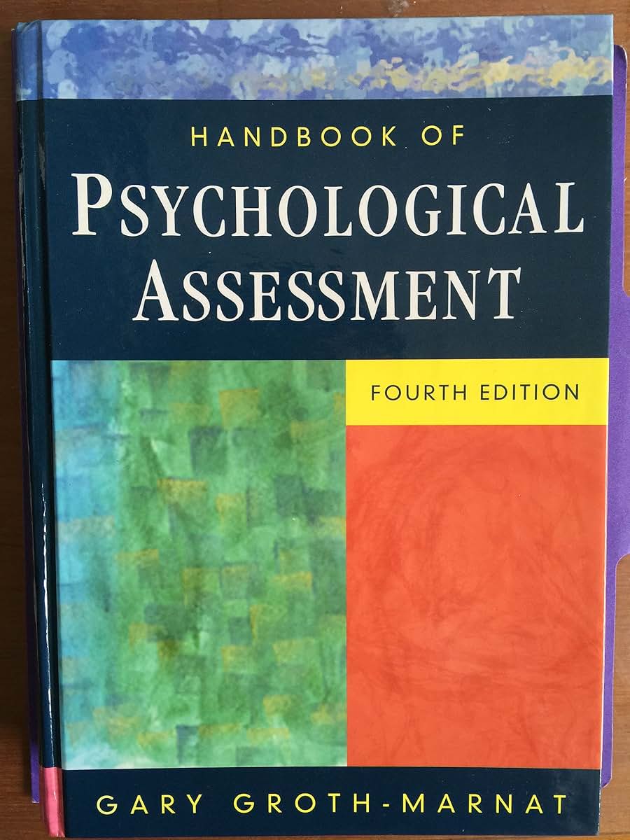 Handbook of Psychological Assessment