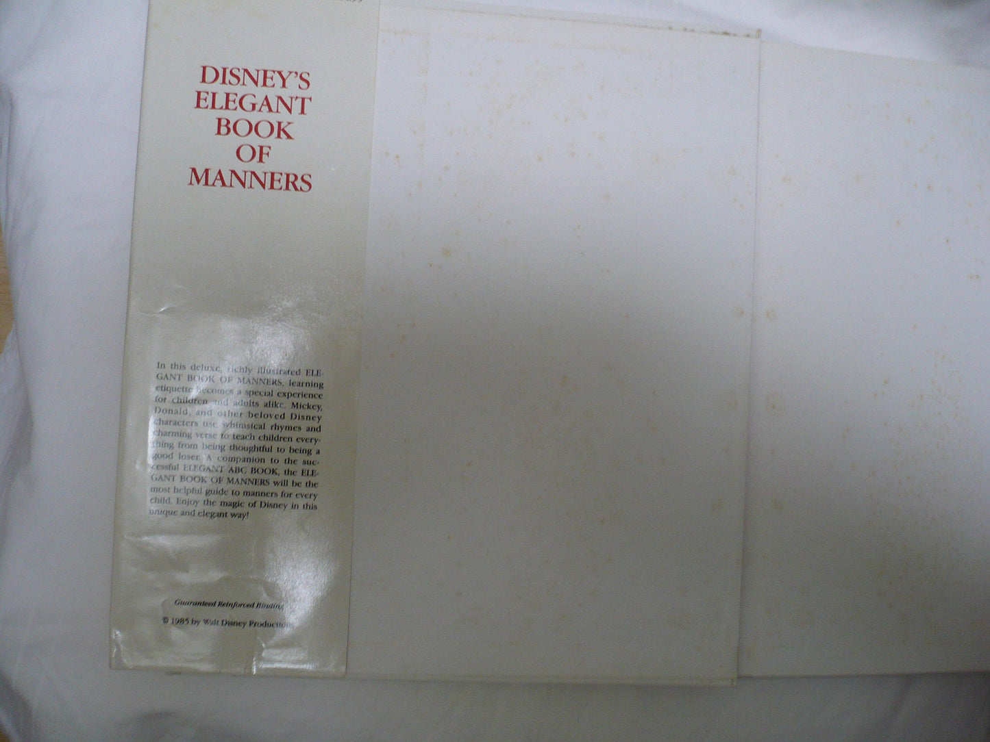Disney's Elegant Book of Manners by Vincent Jefferds