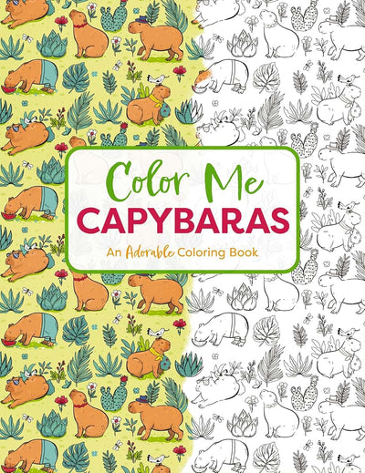 Color Me Capybaras: A Capy-tivating Coloring Book