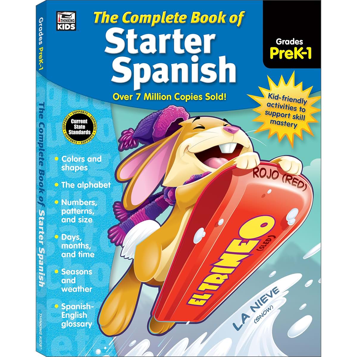 Complete Book of Starter Spanish Workbook for Kids, PreK-Grade 1