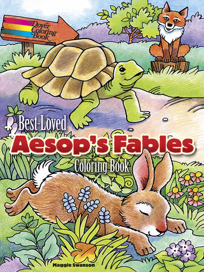 Best-Loved Aesop's Fables Coloring Book (Dover Classic Stories Coloring Book)