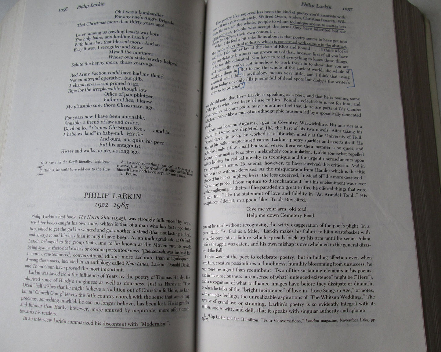 Norton Anthology of Modern Poetry