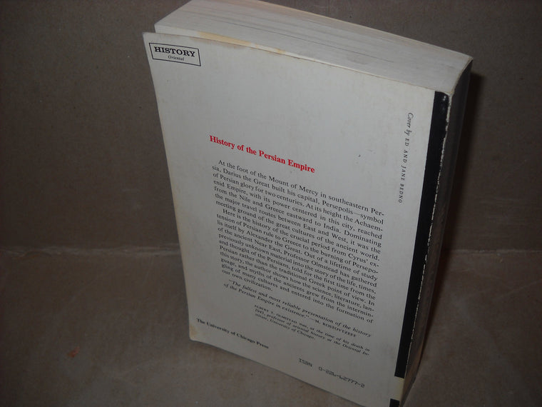 History of the Persian Empire — back cover