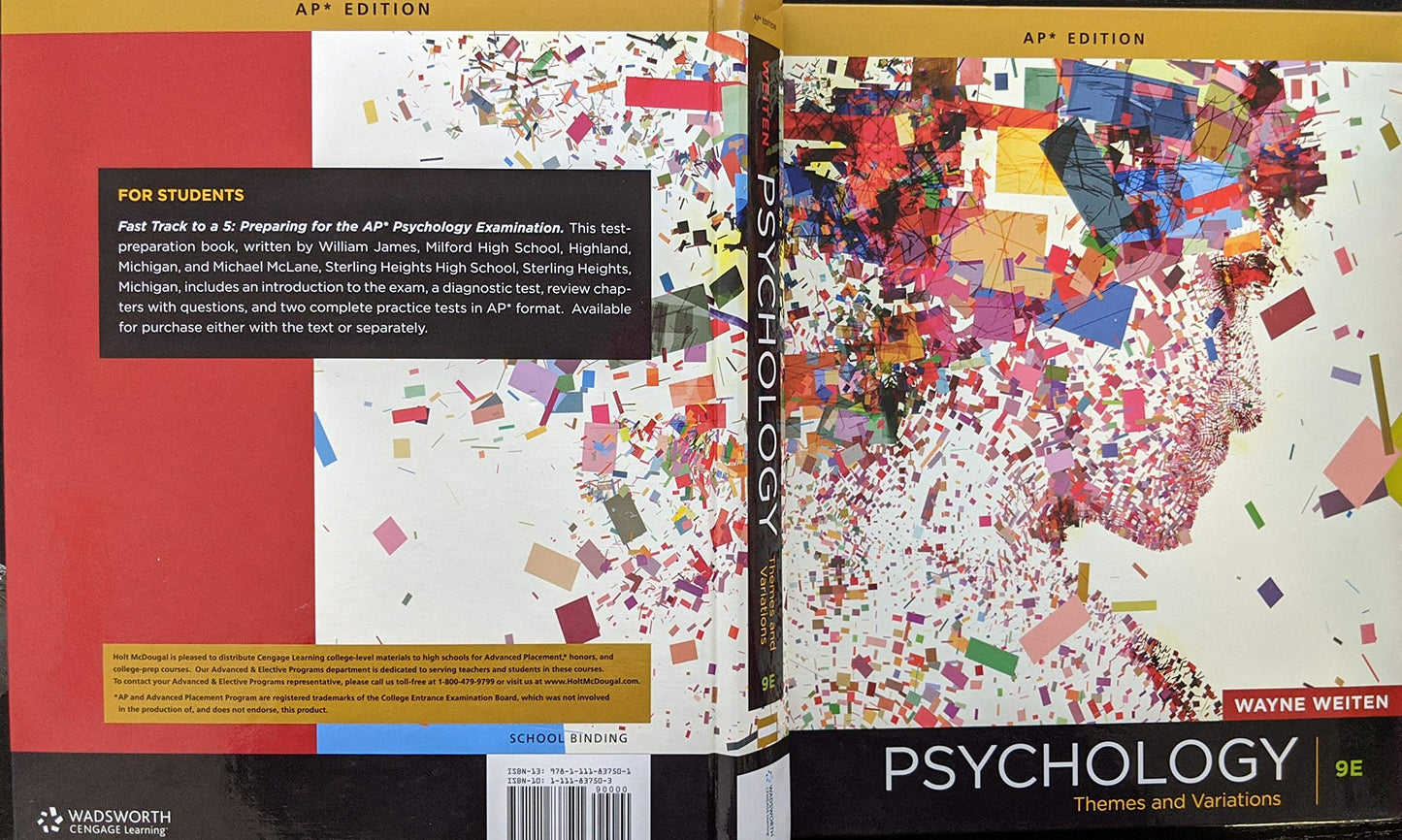 Psychology: Themes and Variations, 9th edition