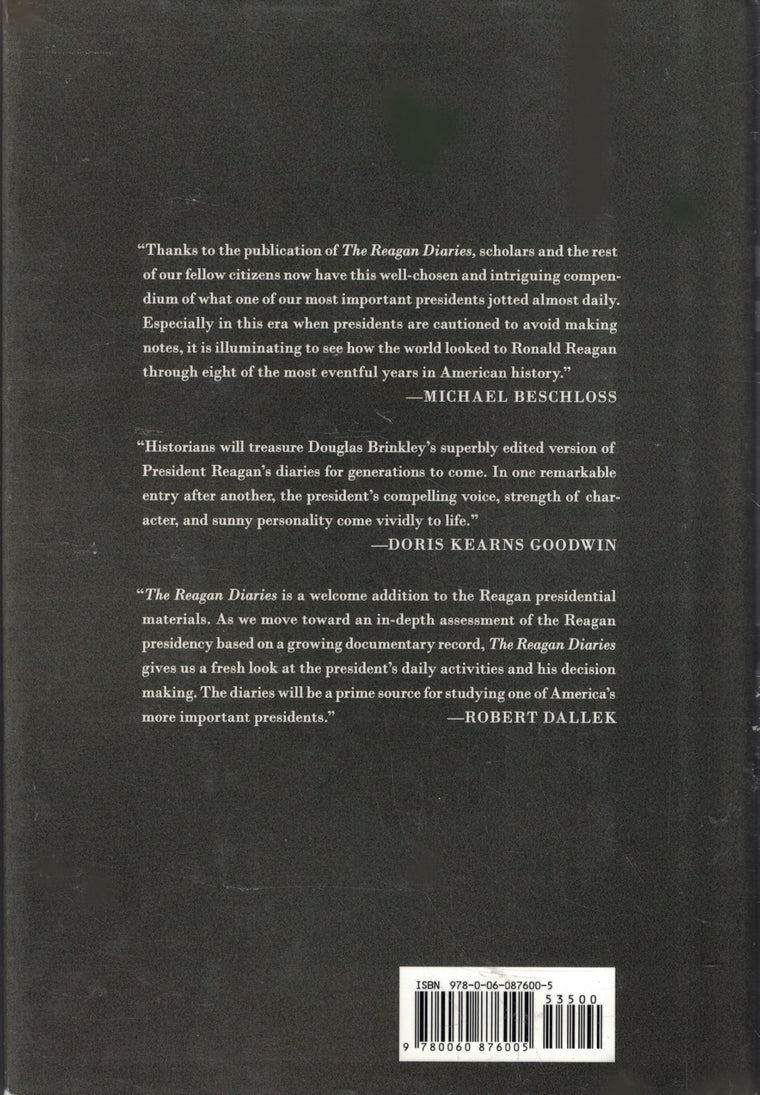 The Reagan Diaries: The #1 New York Times Bestseller-Wit, Intelligence, and Humor from the 40th President's Two Terms — back cover