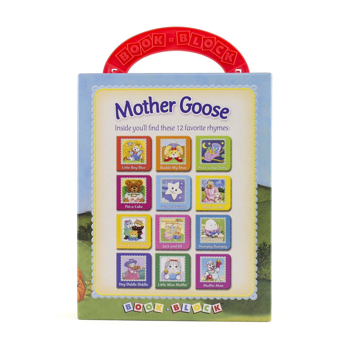 Mother Goose Deluxe My First Library 12 Board Book Block - PI Kids