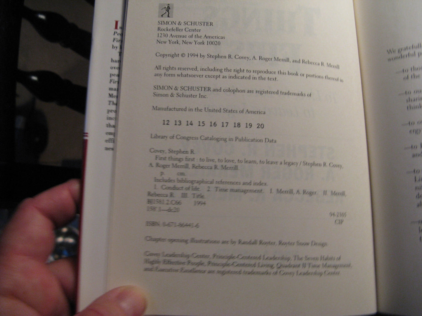 First Things First by Stephen R. Covey