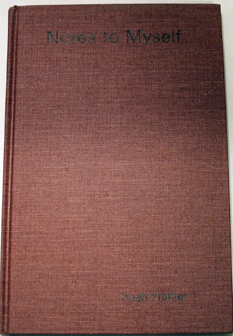 Notes to myself: my struggle to become a person — back cover