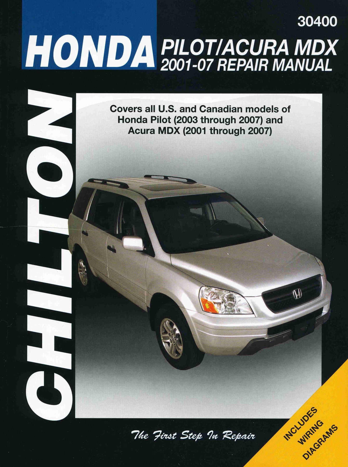 Chilton Total Car Care Honda Pilot & Acura MDX 01-07 (Chilton's Total Car Care Repair Manuals)