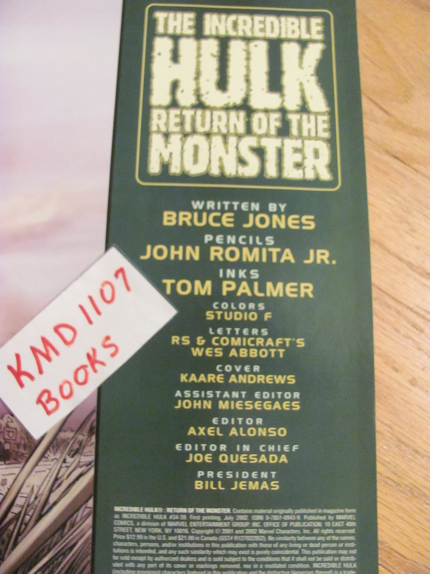 Incredible Hulk Vol. 1: Return of the Monster