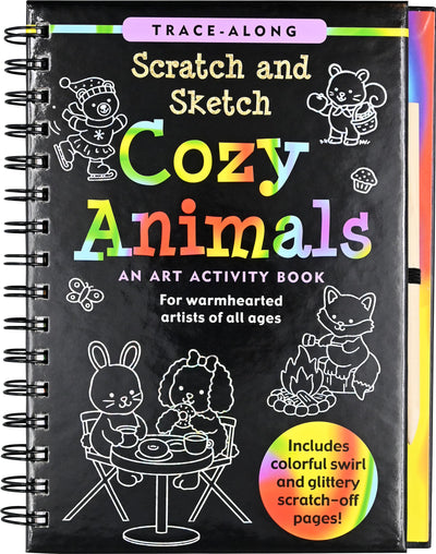 Scratch & Sketch Cozy Animals (Trace Along)