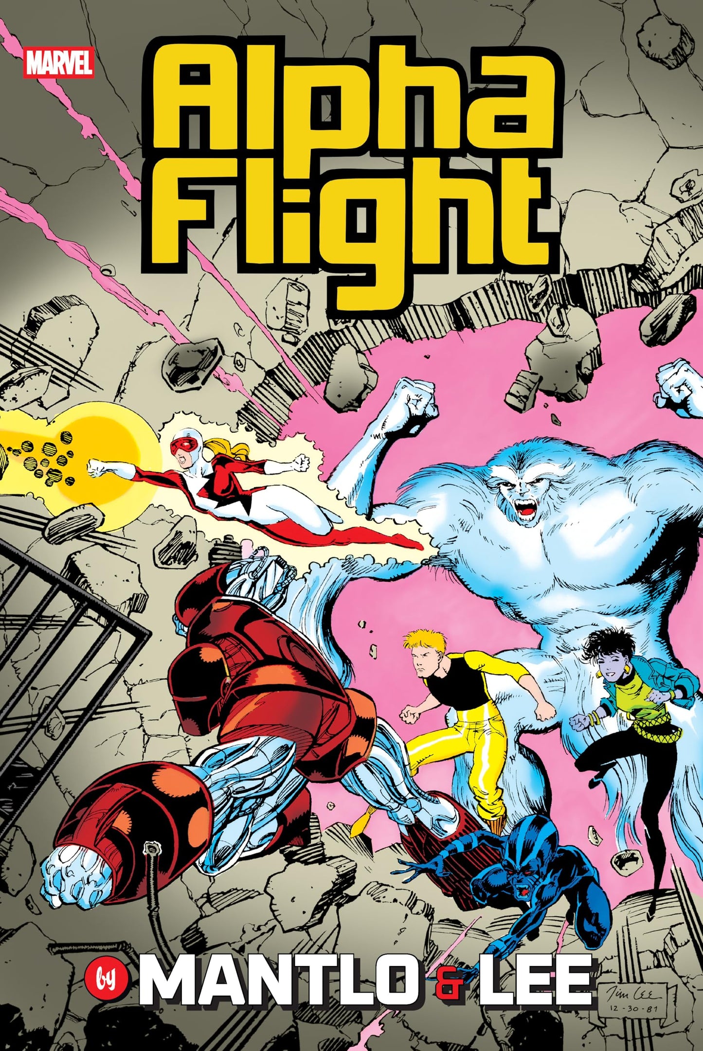 Alpha Flight By Mantlo & Lee Omnibus Jim Lee Cover
