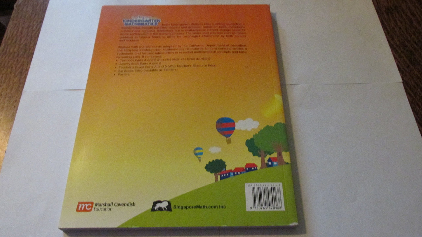 Earlybird Kindergarten Mathematics Textbook B (Standards Edition)