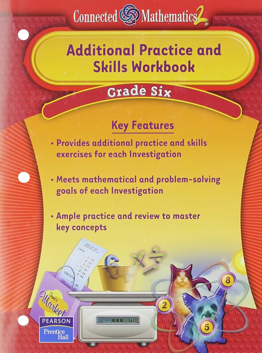 Additional Practice and Skills Workbook: Grade 6 (Connected Mathematics 2)