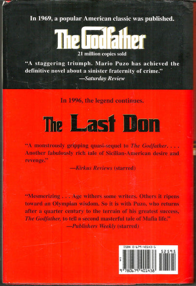 The Last Don by Puzo, Mario