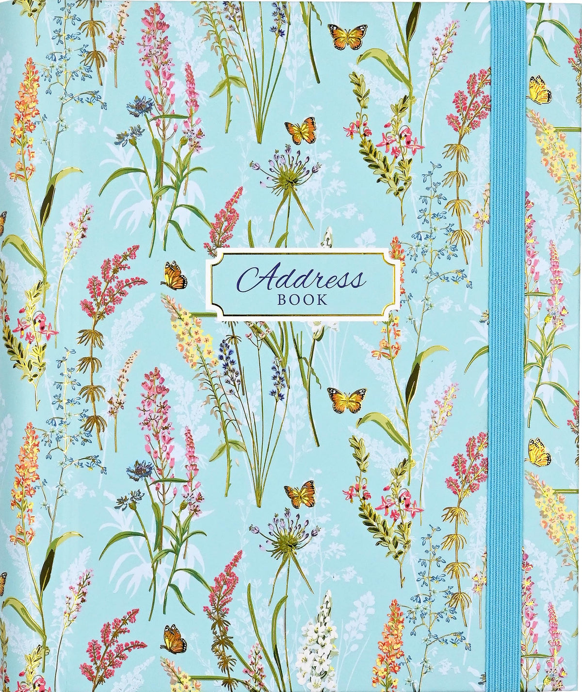 Blooms & Butterflies Large Address Book