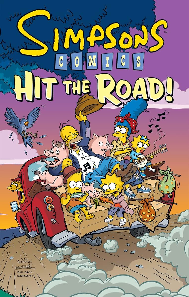 Simpsons Comics Hit the Road! (Simpsons Comic Compilations)