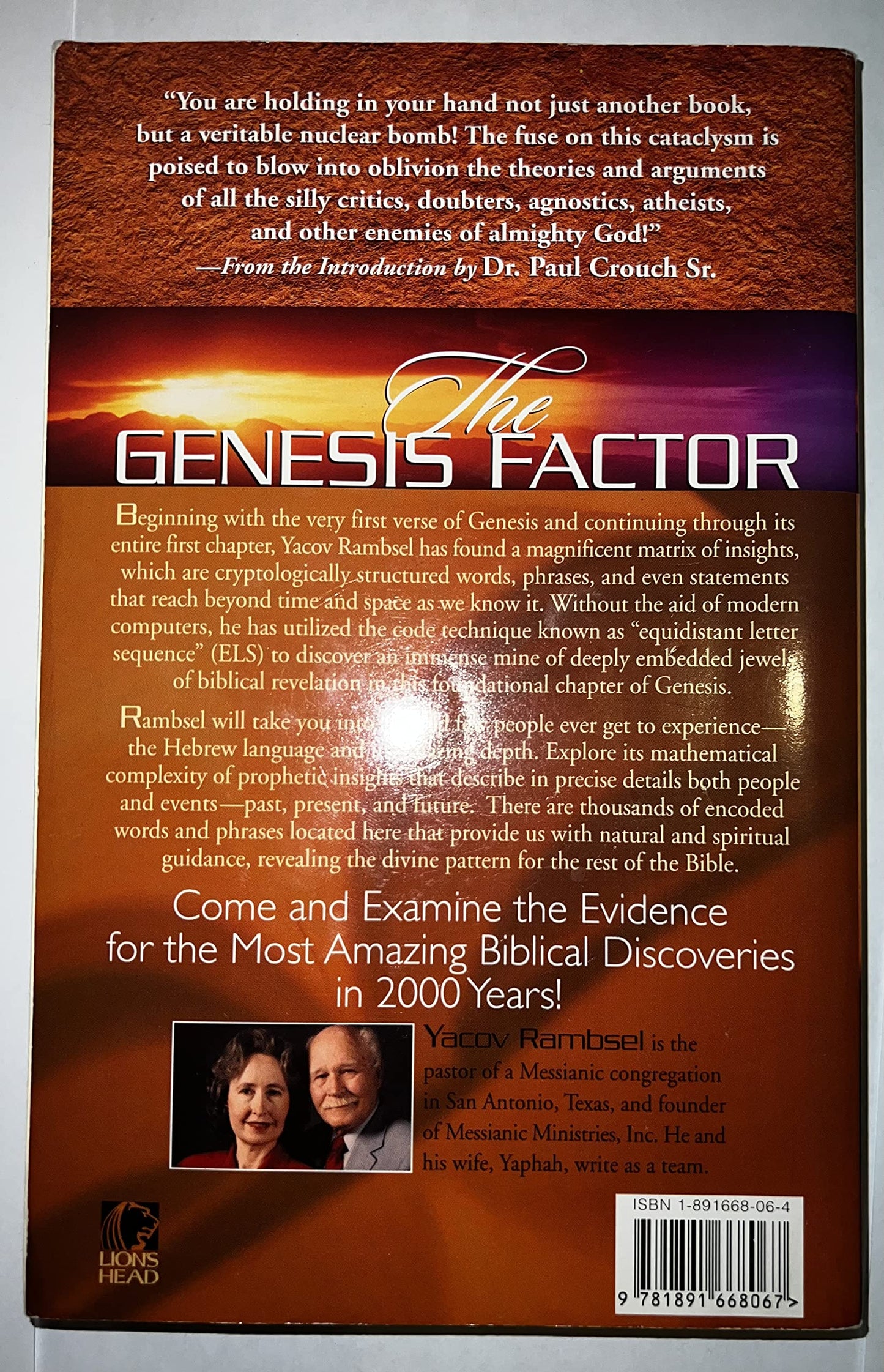 The Genesis Factor: The Amazing Mysteries of the Bible Codes