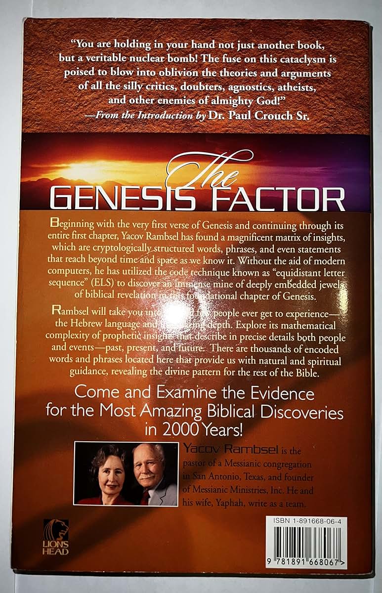The Genesis Factor: The Amazing Mysteries of the Bible Codes