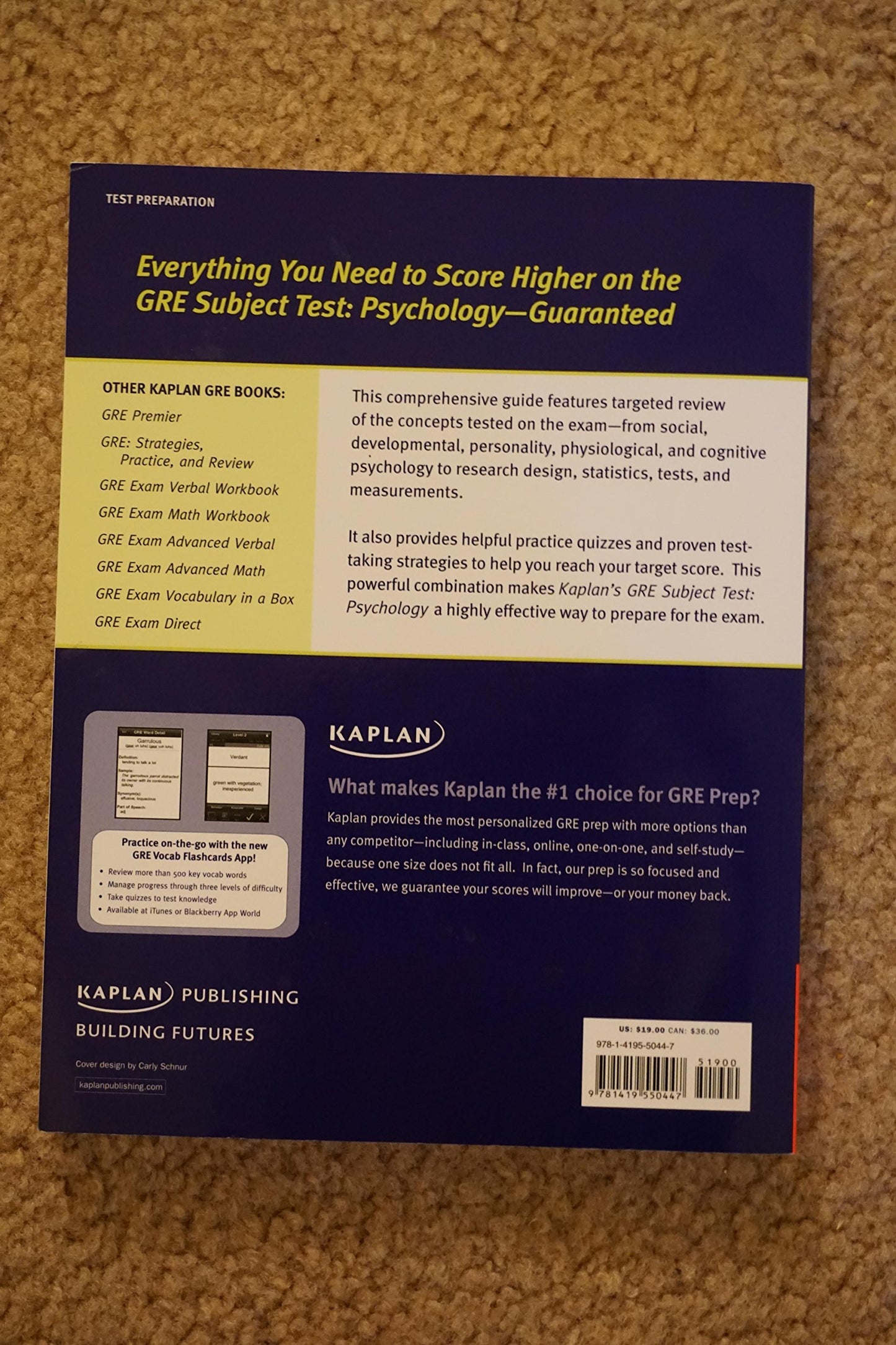 GRE Subject Test: Psychology, 5th Edition