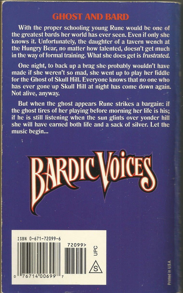 The Lark and the Wren (Bardic Voices, Book 1) — back cover