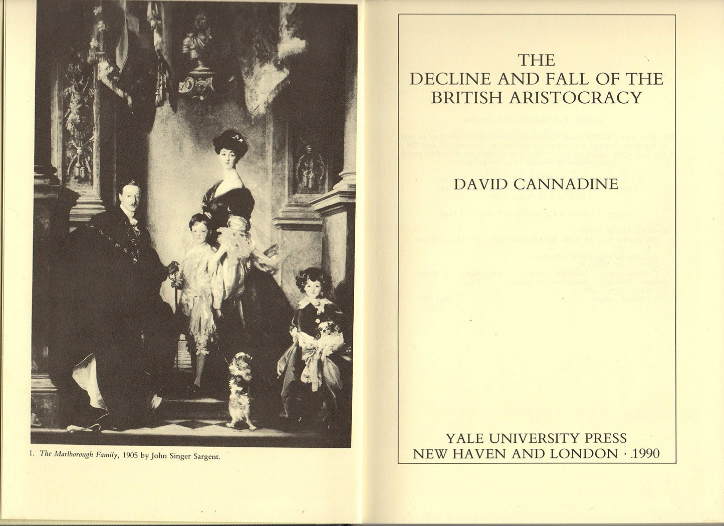 The Decline and Fall of the British Aristocracy by David Can