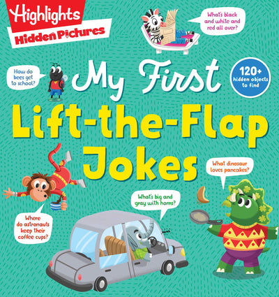 Hidden Pictures My First Lift-the-Flap Jokes: A Lift-the-Flap Joke Book for Beginning Readers, Interactive Kids Joke Book with Hidden Pictures Puzzles and Kid-Friendly Humor (Highlights Joke Books)