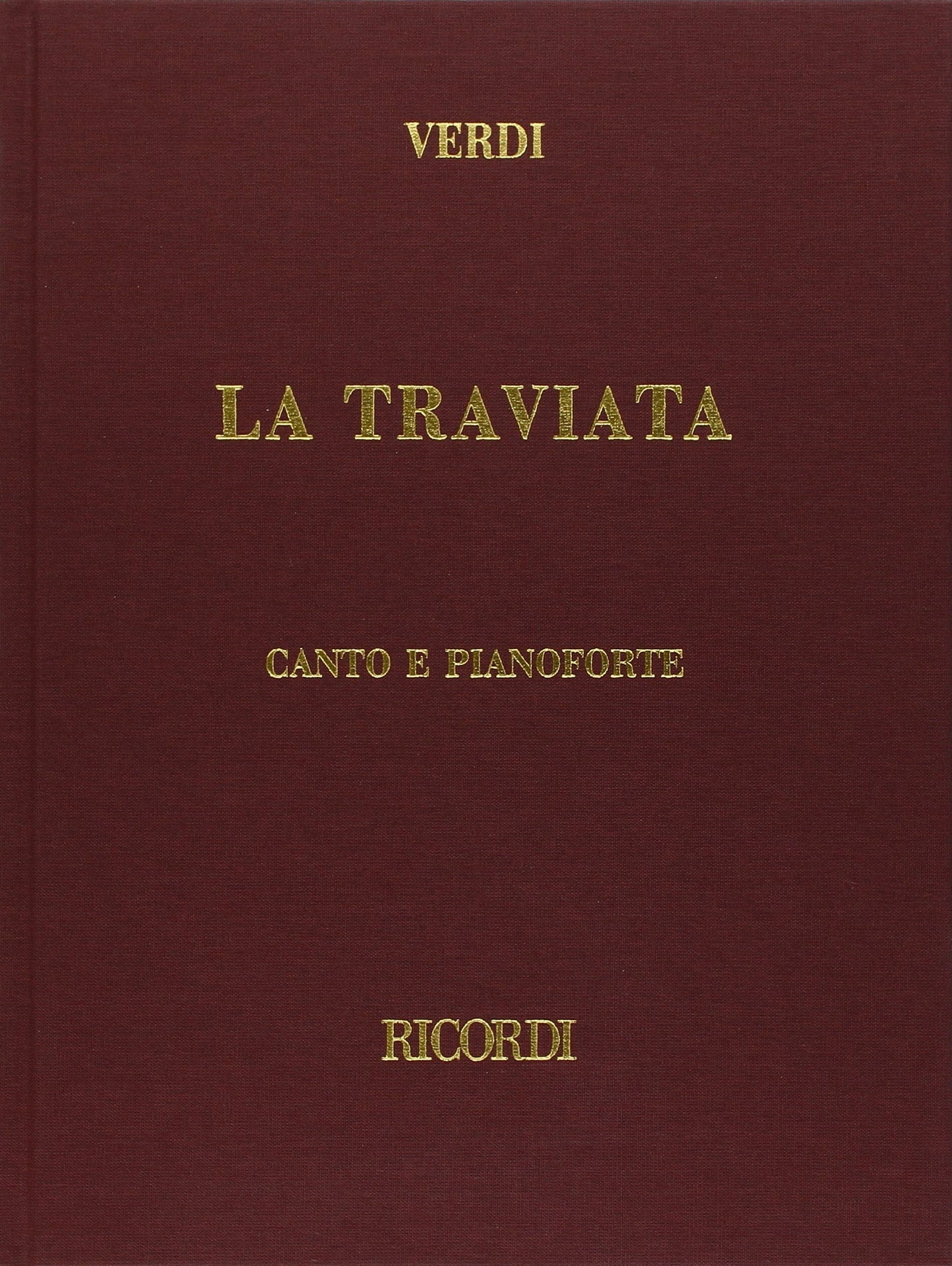 La Traviata Canto E Pianoforte