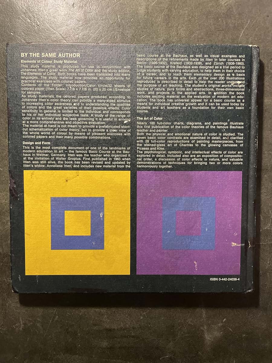 The Elements of Color: Treatise on the Color System of Itten