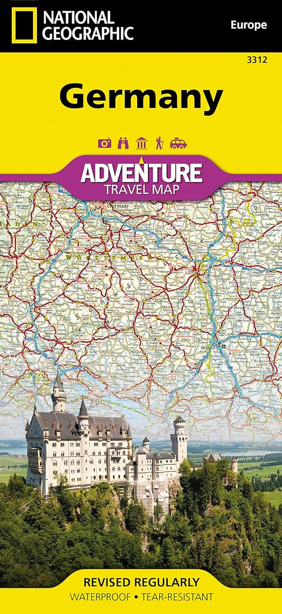 Germany Map (National Geographic Adventure Map, 3312)
