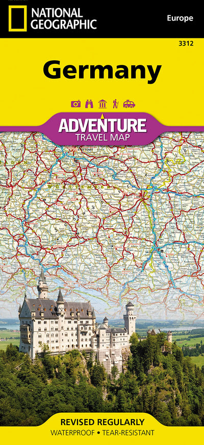 Germany Map (National Geographic Adventure Map, 3312)