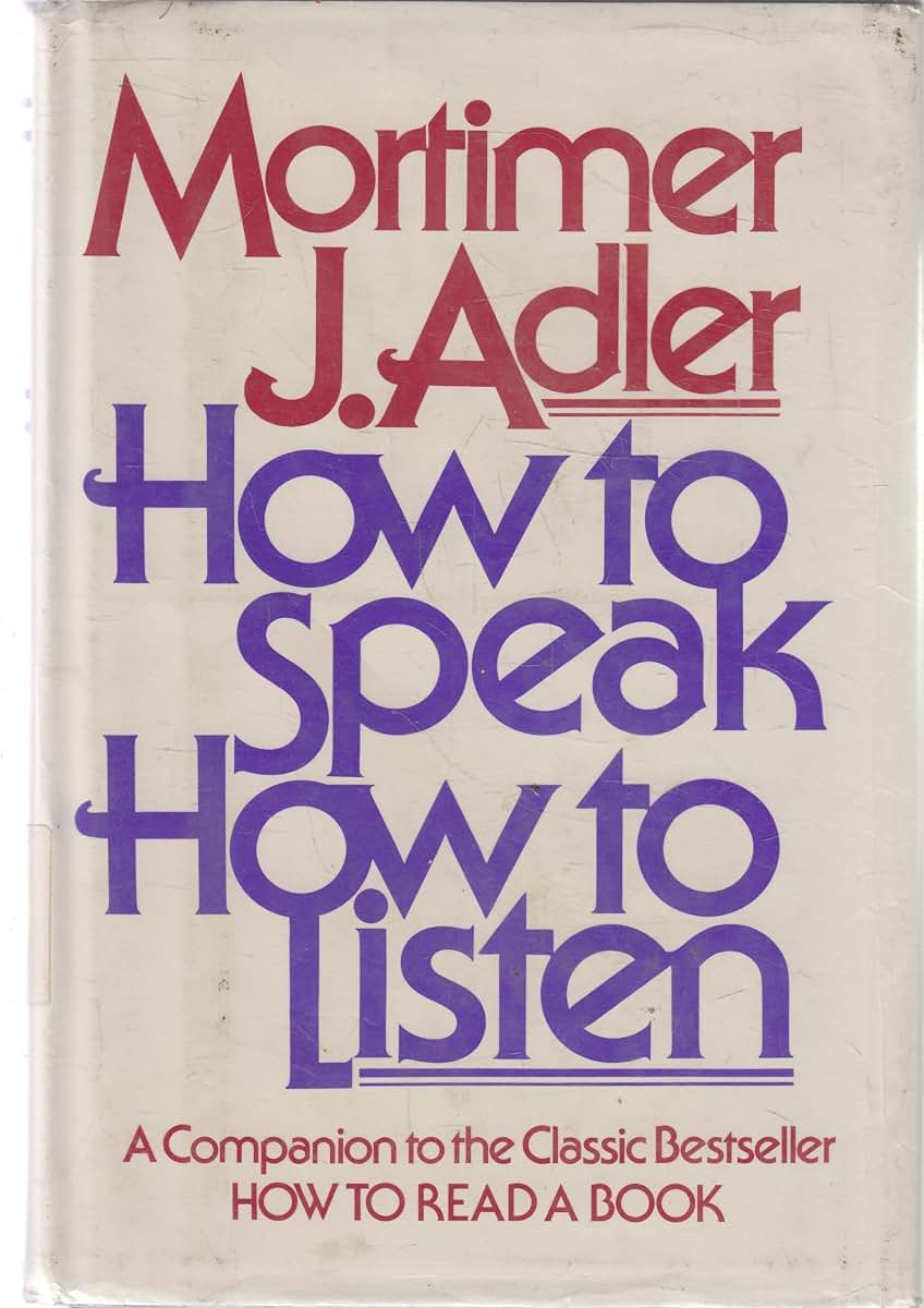 How to Speak How to Listen