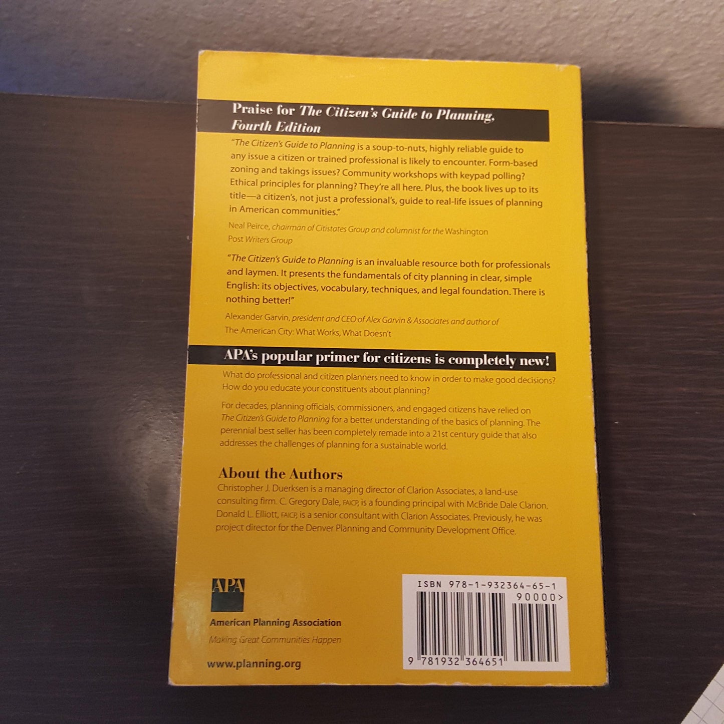 The Citizen's Guide to Planning: Fourth Edition (Citizens Planning Series)