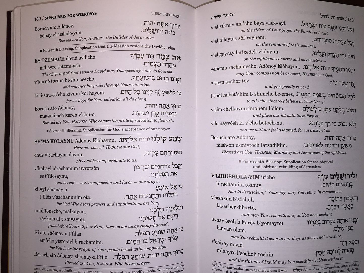 Siddur: ArtScroll Transliterated Linear : Weekday