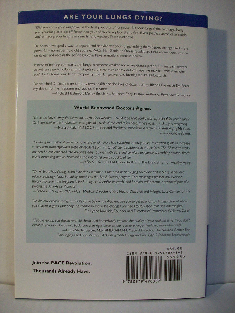 P.A.C.E.: The 12-Minute Fitness Revolution — back cover