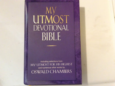 My Utmost Devotional Bible New King James Version by Thomas