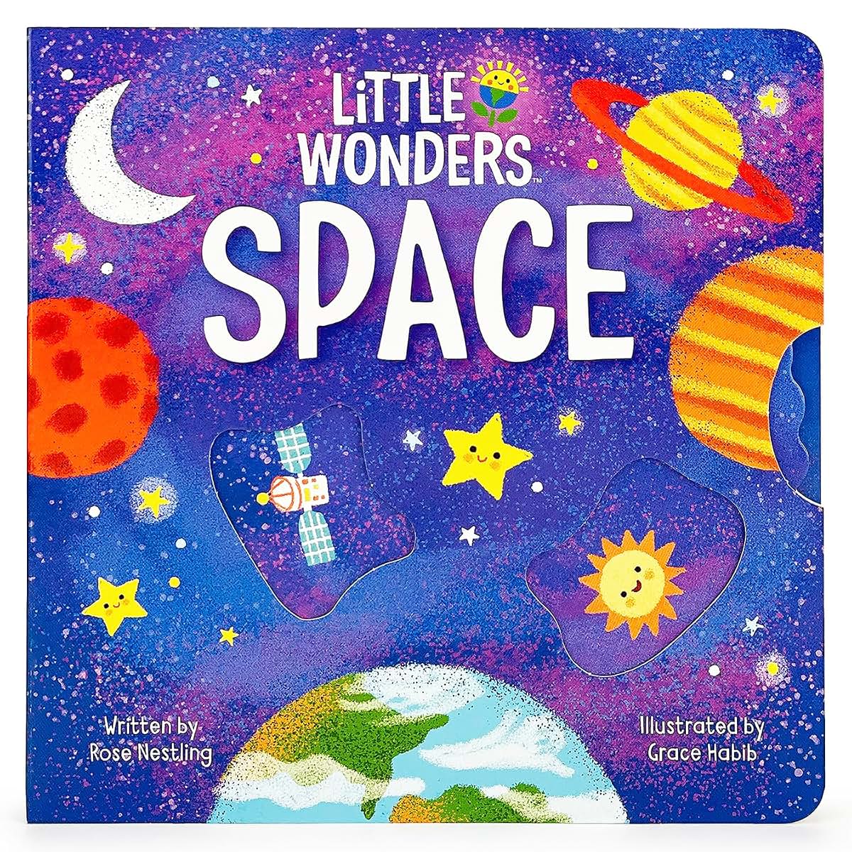Little Wonders SPACE - Introduction to the Solar System: Multi-Activity Children's Board Book Including Flaps, Wheels, Tabs, and More
