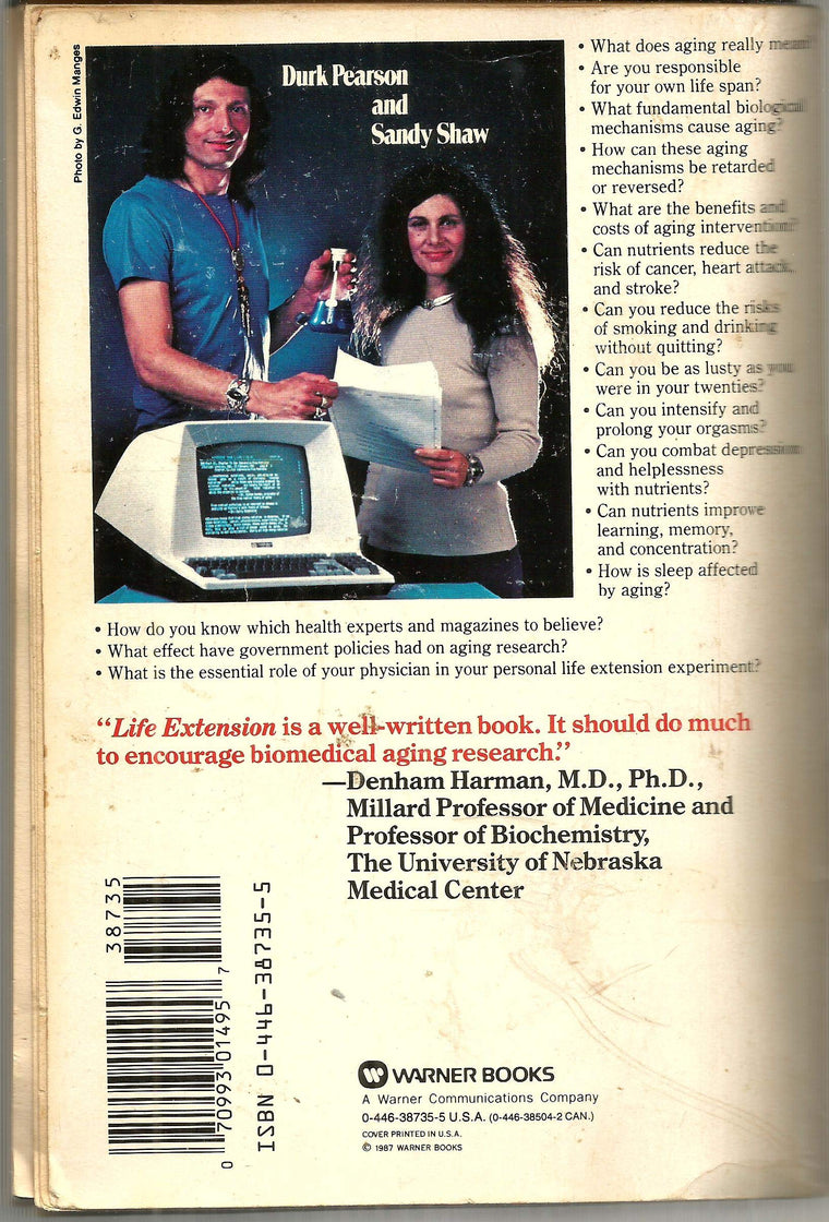 Life Extension: A Practical Scientific Approach — back cover