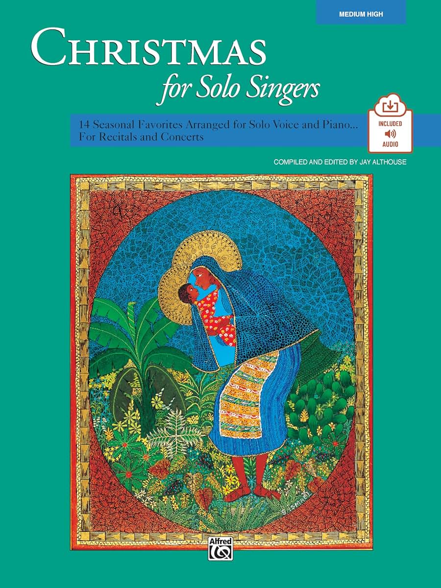 Christmas for Solo Singers: Medium High Voice, Book & Online Audio