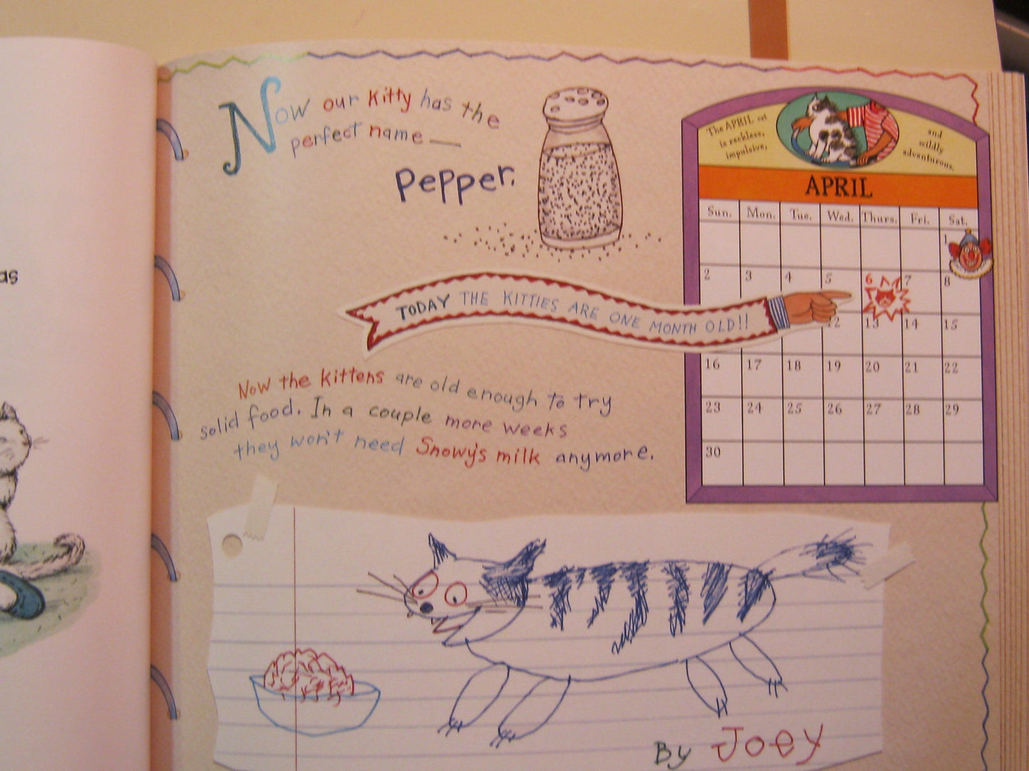 Pepper's Journal: A Kitten's First Year (MathStart 2)